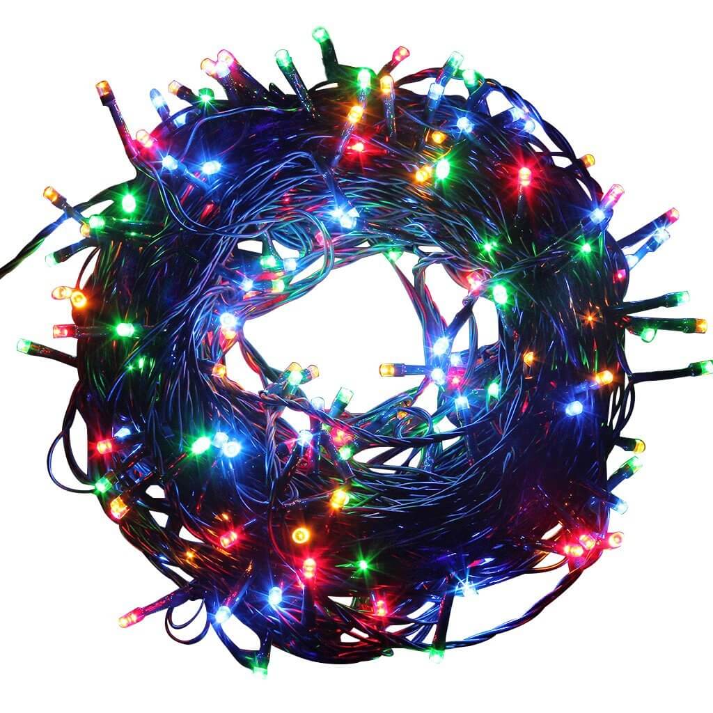 LED string lights in selectable sizes and colours - 480 LEDs - multicolour