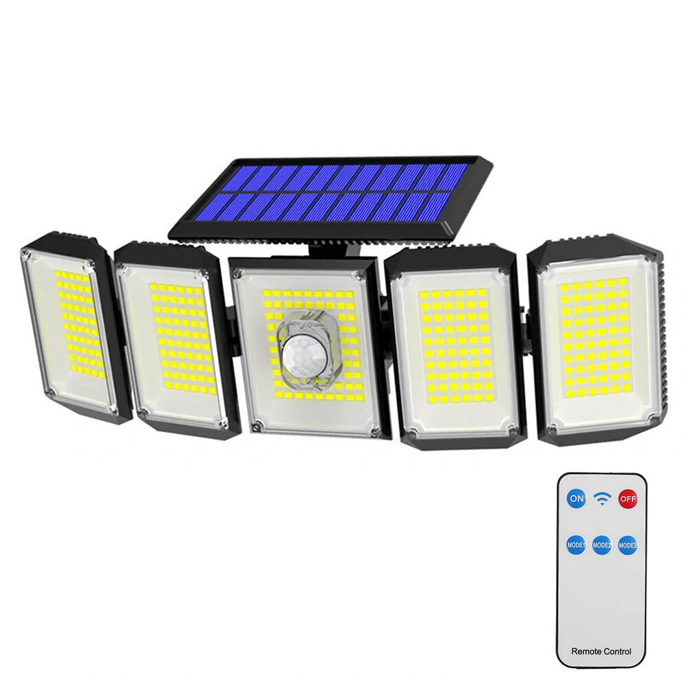 5 paneles forgatható 300LED-es szolár lámpa-0