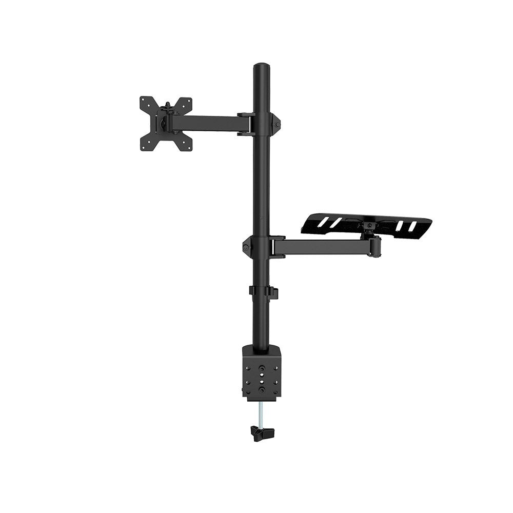Desktop monitor and laptop stand