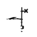 Desktop monitor and laptop stand