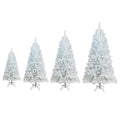 White artificial Christmas tree - various sizes - 150 cm