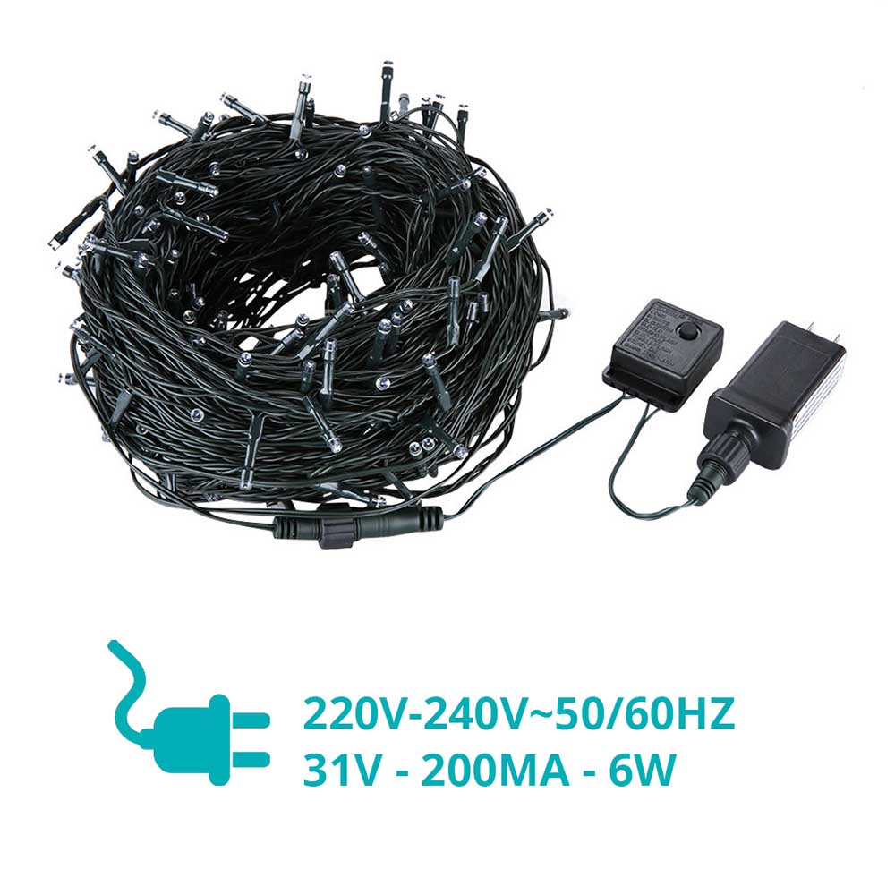 LED fairy lights, available in various sizes and colors - 480 LEDs - warm white