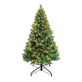 LED-es műfenyő több típusban, melegfehér-100 LED-es, 120 cm-0