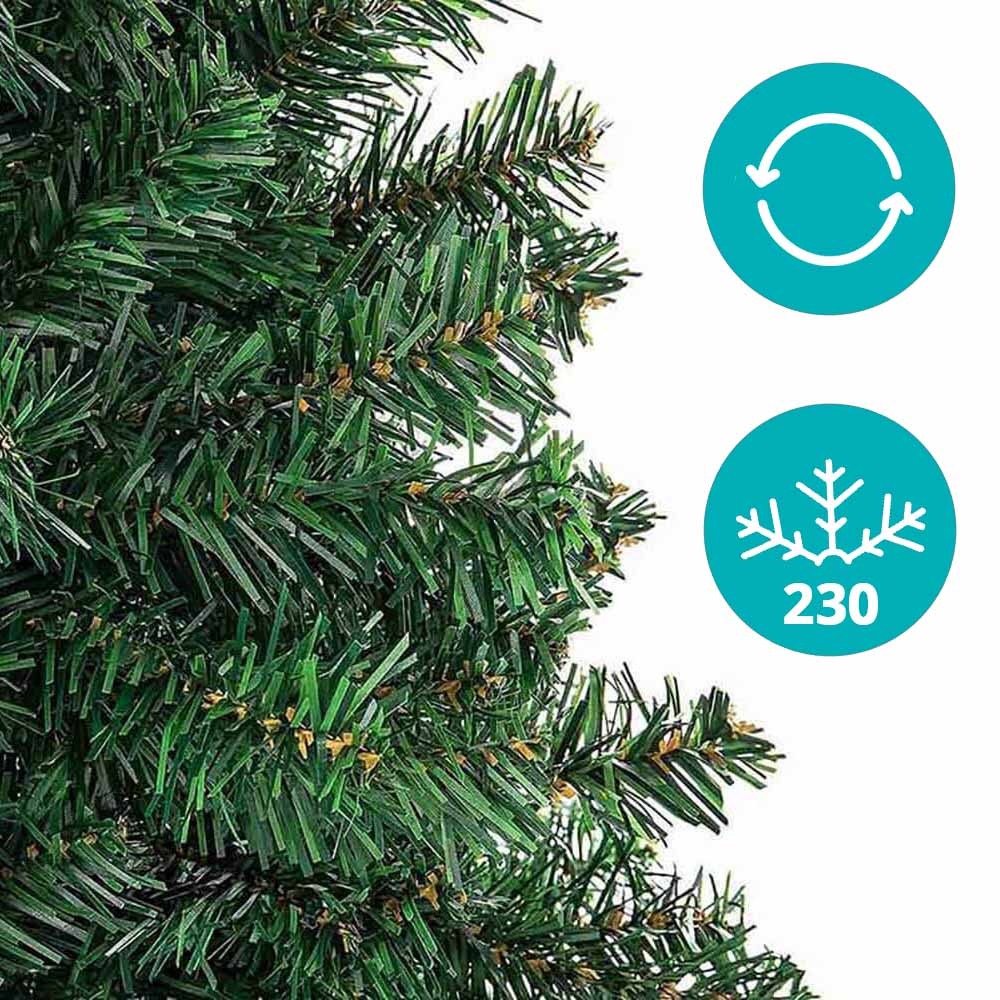 Nordmann műfenyő fém talppal, 4 méretben-120 cm