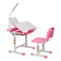 Adjustable Height, Multifunction Kids Desk - Pink